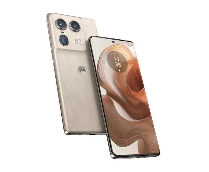 Motorola Android Smartphone Edge 50 Ultra (12GB RAM,512GB ROM) PB0Y0038IN Golden Wood (Nordic Wood)